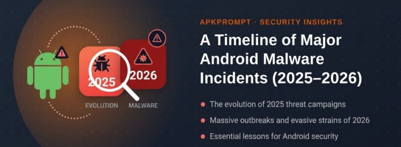 A Timeline of Major Android Malware Incidents (2025–2026)